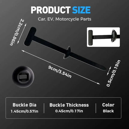 Multi-purpose nylon universal cable tie buckle Self-locking cable tie buckle Installation-free Cable tie universal UV-resistant