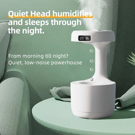 Humidifier Home Office Desktop Water Replenishment Device Creative Backflow Anti gravity Water Drop Humidifier