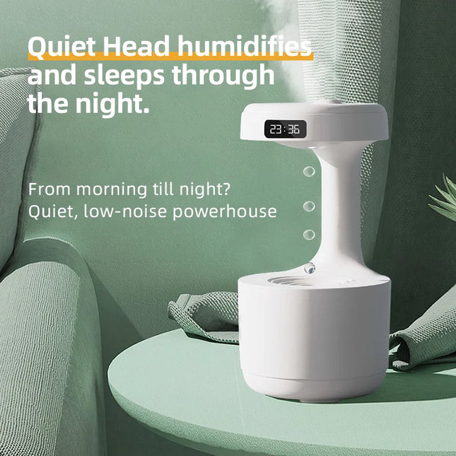 Humidifier Home Office Desktop Water Replenishment Device Creative Backflow Anti gravity Water Drop Humidifier