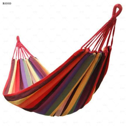 Durable Canvas Camping Hammock with Carry Bag