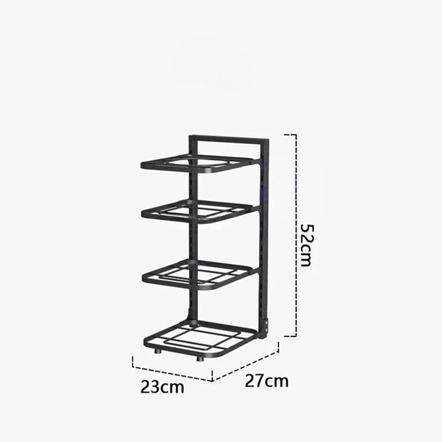Adjustable Stainless Steel Kitchen Pot Rack