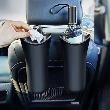1pc Car Umbrella Storage Bucket Waterproof Car Storage Holder Car Gadget Trunk Organizer Car Interior Accessories
