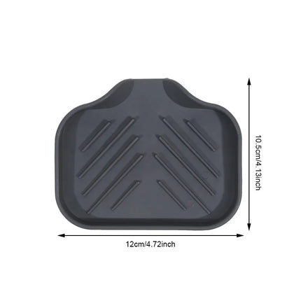 1-Pack Silicone Drain Soap Box Kitchen Bathroom Anti-slip Sink Tray Creative Washing Table Soap Tray Free Punch Drain Rack