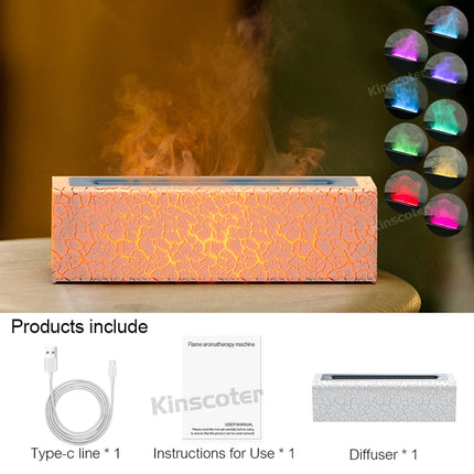 Flame Aroma Diffuser with RGB Light