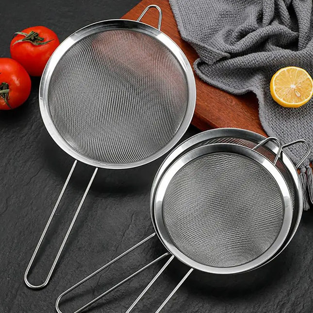 Stainless Steel Fine Mesh Strainers Set
