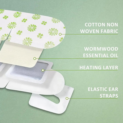 Disposable Herbal Steam Eye Mask With Warm And Hot Compress To Soothe Relax The Eyes, Shading And Eye Protection Portable Travel