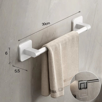 Wall-Mounted Towel & Slipper Rack