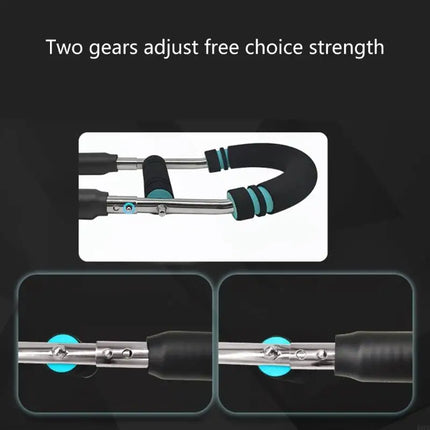 652F Arm Trainer Adjustable Resistance Twisters Arm Exerciser Chest Exerciser for Men, Chest Expander Chest Workout Equipment