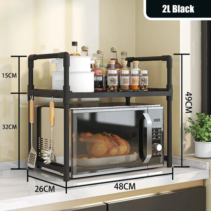Modern Kitchen Microwave Rack