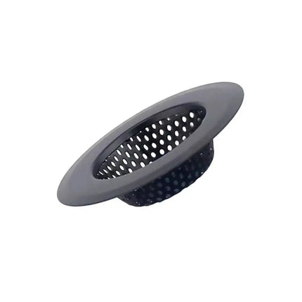 Anti Clog Sink Strainer Black With Handle Drain Filter Hair Clean Up Stainless Steel Waste Catcher Kitchen Bathroom Accessories
