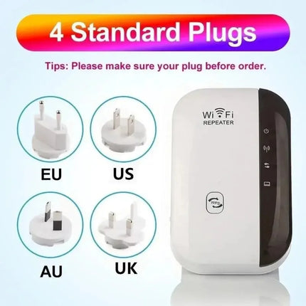 Wi-Fi Repeater Signal Amplifier 300m Network Extender