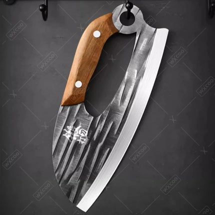 Kitchen Knives Sharpener Stainless Steel Forged Hammer Professional Labor Saving Chopper Boning Knife Meat Cleaver Butcher Knife