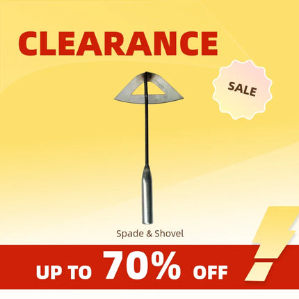 All-Steel Hollow Hoe Handheld Garden Weeder Farming Tool Clearance