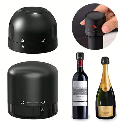 Black Wine Bottle Stopper
