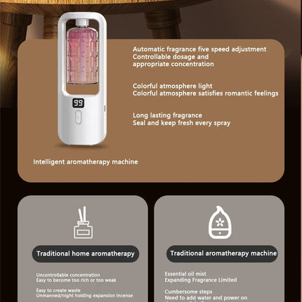 5 Gear Aroma Diffuser Fragrance Essential Oil Aromatherapy Machine Wall Mounted Humidifier Machine Air Freshener Bedroom Toilet