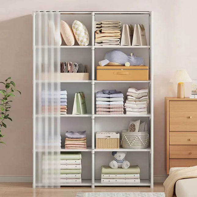 6/5 Layer Dustproof Wardrobe Storage Cabinet