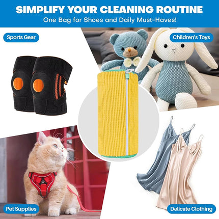Shoe Washing Machine Bag Laundry Shoe Bag for Washer and Dryer Reusable Shoe Cleaning Bag for Shoes Unstain Cleaner