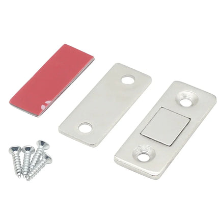Magnetic Cabinet Catches Magnetic Door Stop Ultra Thin Drawer Magnet Catch Hidden Door Closer Adhesive Cabinet Latch for Kitchen