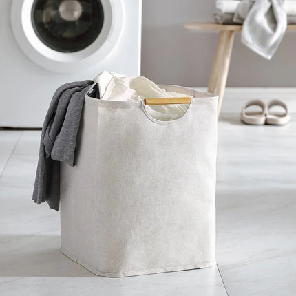Collapsible Cotton Laundry Basket