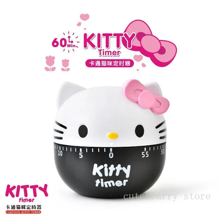Hello Kitty Kitchen Cooking Reminder Cartoon Kawaii 60 Minute Timer Cooking Baking Helper Kitchen Chronograph Reminder