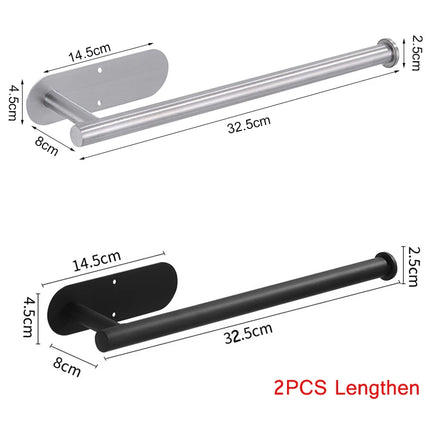 Stainless Steel Adhesive Toilet Paper Holder
