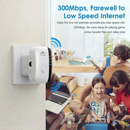 Wi-Fi Repeater Signal Amplifier 300m Network Extender