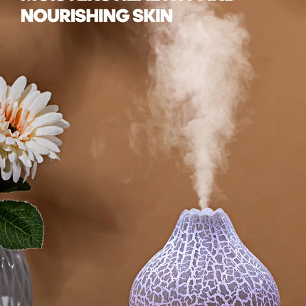 300ml Volcano Air Humidifier Desktop Electric USB Humidificadore Water Mist Diffuser Purifier Air Freshener With 7 Colors Night