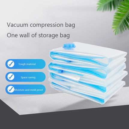 6PCS Vacuum Storage Bags Vacuum Seal Bag with Pump Space Saving Bags for Comforters Clothes Pillow Bedding Blanket Storage Bag