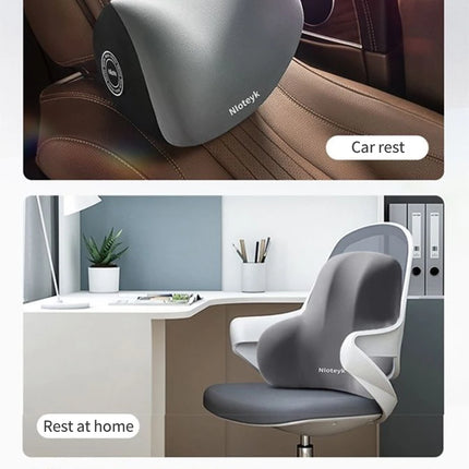 Car Neck Cushion Memory Foam Car Lumbar Support For Car Supplies Universal Neck Pillow Waist Cushion Car Seat Car Assesories