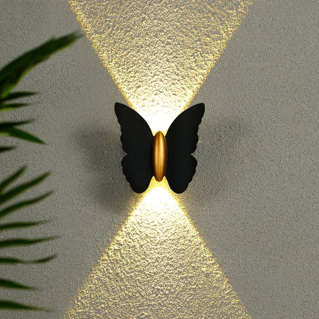 Outdoor Waterproof Butterfly Wall Lamp