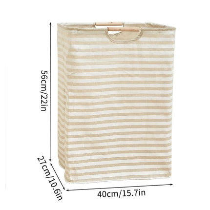 Collapsible Cotton Laundry Basket