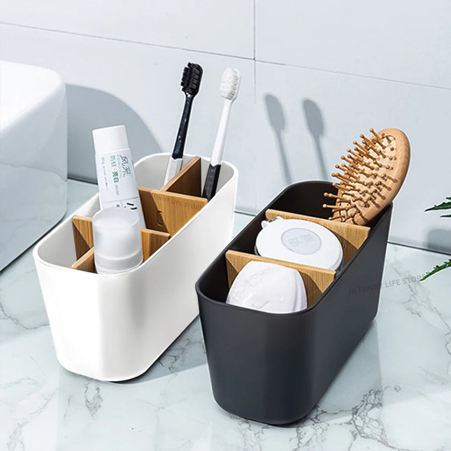 Bamboo Electric Toothbrush Holder