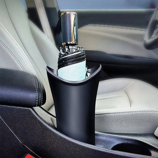 1pc Car Umbrella Storage Bucket Waterproof Car Storage Holder Car Gadget Trunk Organizer Car Interior Accessories