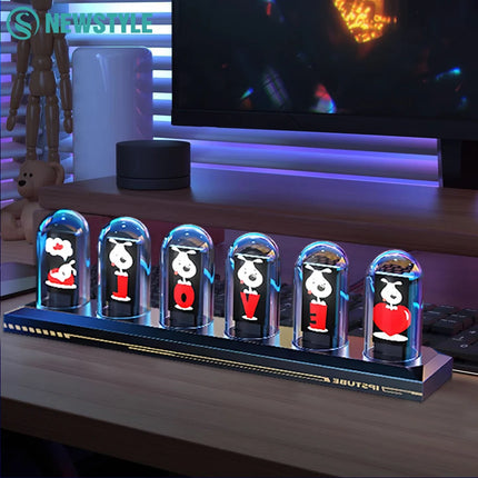 Nixie Tube Clock RGB Glow Digital Tube App-Controlled