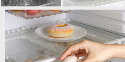 Hanging Refrigerator Box Eggs Fruit Food Vegetable Storage Slide Out Drawer Tray Transparent Fridge Container Kitchen Organizer