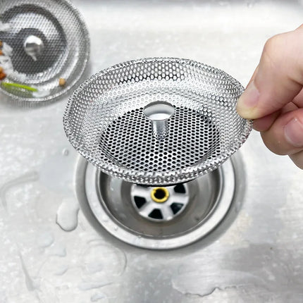 Waste Plug Sink Strainer Stainless Steel Basin Drain Filter  Shower Floor Sewer Mesh Hair Catcher Kitchen Bathroom Accessories