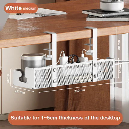 Adjustable Metal Cable Tray Computer Desk