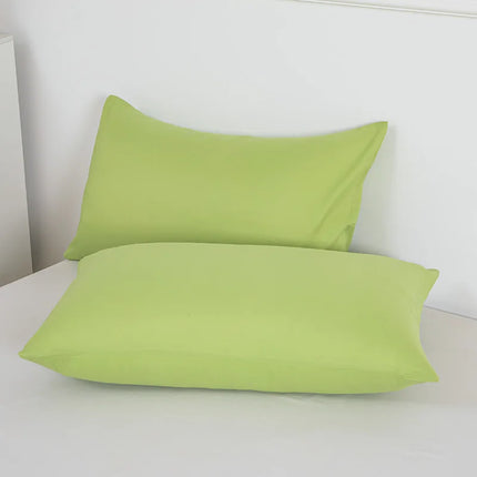 1Pcs Bed Pillowcase Solid Color Comfortable Pillow Cover For Bed Throw Car Sofa Cushion Cover Home Pillow Case 48x74cm