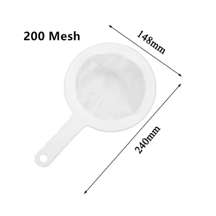 Reusable Mesh Kitchen Nylon Ultra Fine Filter Mesh Strainer Spoon Sieve Soy Milk Juice Coffee Food Filter Kitchen Colander