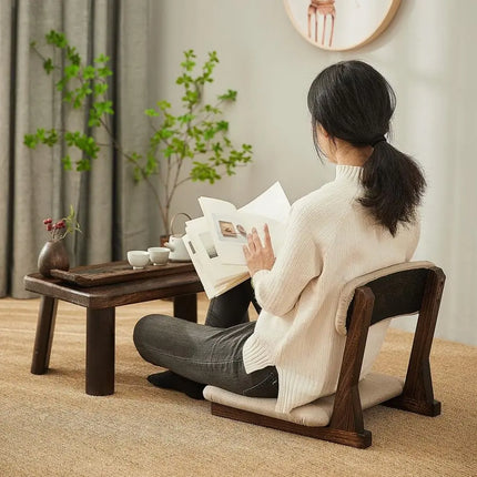 Chair with Back Support,Japanese Floor Chair,Back Jack for The Floor,Floor Seating,Tatami Floor Seats