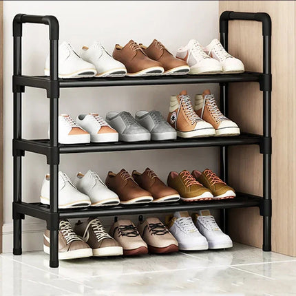 Black Multi-Layer Shoe Rack