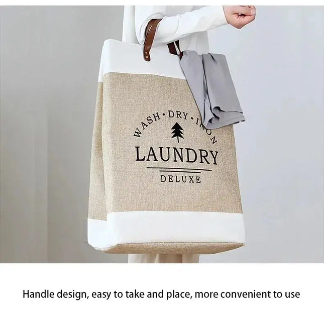 Large Capacity Laundry Basket Folding Fabric Storage