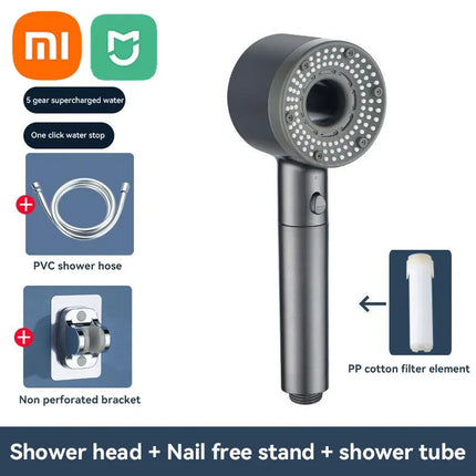 Xiaomi Mijia 5 Modes Shower Head High Pressure Showerhead Filter Rainfall Faucet Tap Bathroom Bath Home New Bathroom Accessories