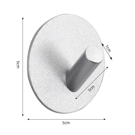 Self-adhesive Bathroom Hook Key Bag Shower Door Robe Towel Adhesive Hanger Kitchen Accessories For Organizer Wall Stickers Hooks