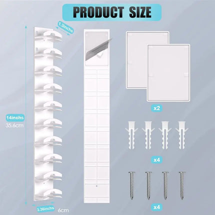 Wall-mounted Baseball Cap Storage Rack Punch-free Baseball Cap Organizer With Adhesive Can Accommodate 10 Hats Home Storage