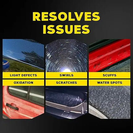 220 ml car scratch repair kit - instantly removes, repairs and polishes paint scratches! Removes scratches and restores shine!