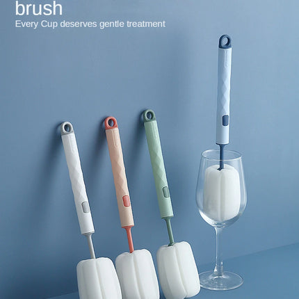 Removable Sponge Baby Cup Bottle Brush Kitchen Cleaning Tool Bottle Cleaning Cleaning Brush  ершик для бутылок