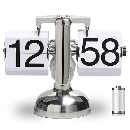 Modern Flip Clock Turning Page Timepiece