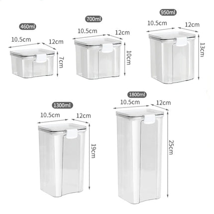 Large Sealed Jars Set