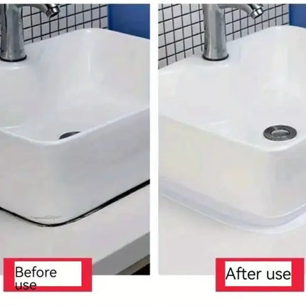 1 Roll of Waterproof White PVC Self-Adhesive Tape - Perfect for Bathroom, Sink & Kitchen - Super Strong Stickiness!